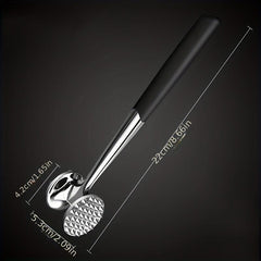 Stainless Steel Double-Sided Meat Hammer for Tenderizing Chicken Beef Pork