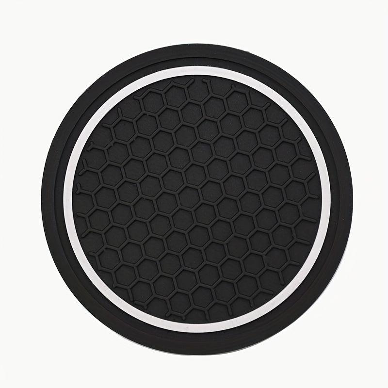 1pc Car Waterproof Coaster Car Footprint Cartoon Anti-slip Mat Decor