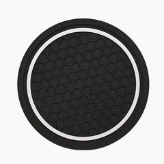 1pc Car Waterproof Coaster Car Footprint Cartoon Anti-slip Mat Decor