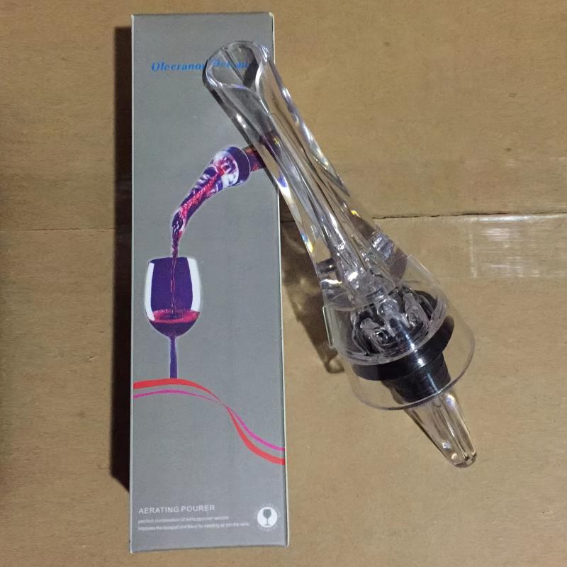 Clear Wine Aerator Pourer Spout Wine Pourer Aerator Decanter