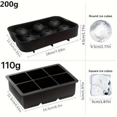 Silicone Whiskey Ice Ball Molds Large Ice Hockey Maker Molds