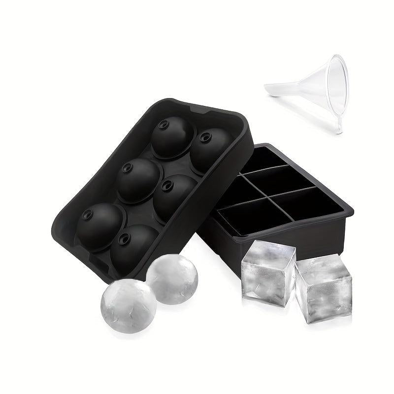 Silicone Whiskey Ice Ball Molds Large Ice Hockey Maker Molds