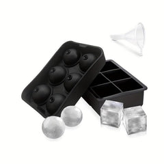 Silicone Whiskey Ice Ball Molds Large Ice Hockey Maker Molds