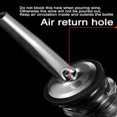 Metal Wine Pourer Aerator Decanter Spout Liquor Bottle Pourers