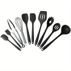 10pcs Silicone Utensils Set Non Stick Cooking Utensils with Storage Box