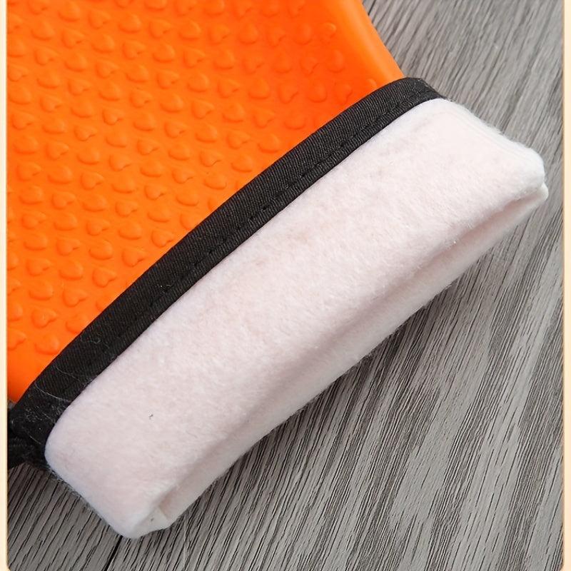 Silicone Oven Mitts Heat Resistant Double Layer Baking Glov