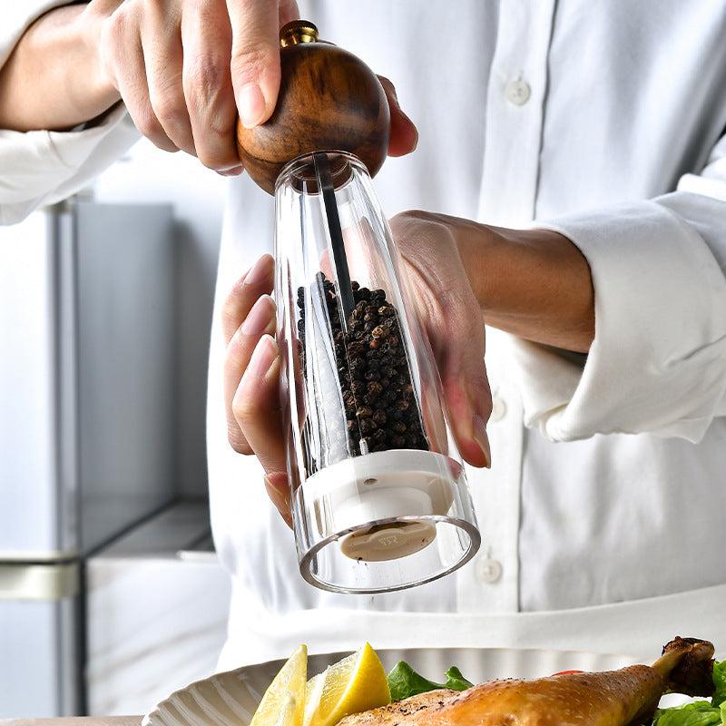 Manual Sea Salt Mill Spice Crusher Seasoning Bottle Kitchen Gadget