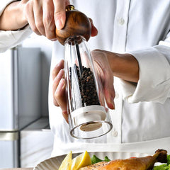 Manual Sea Salt Mill Spice Crusher Seasoning Bottle Kitchen Gadget