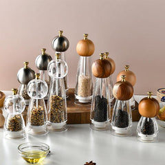 Manual Sea Salt Mill Spice Crusher Seasoning Bottle Kitchen Gadget