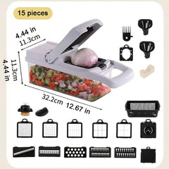 1pc Vegetable Chopper Multifunctional Food Slicer Dicer Cutter