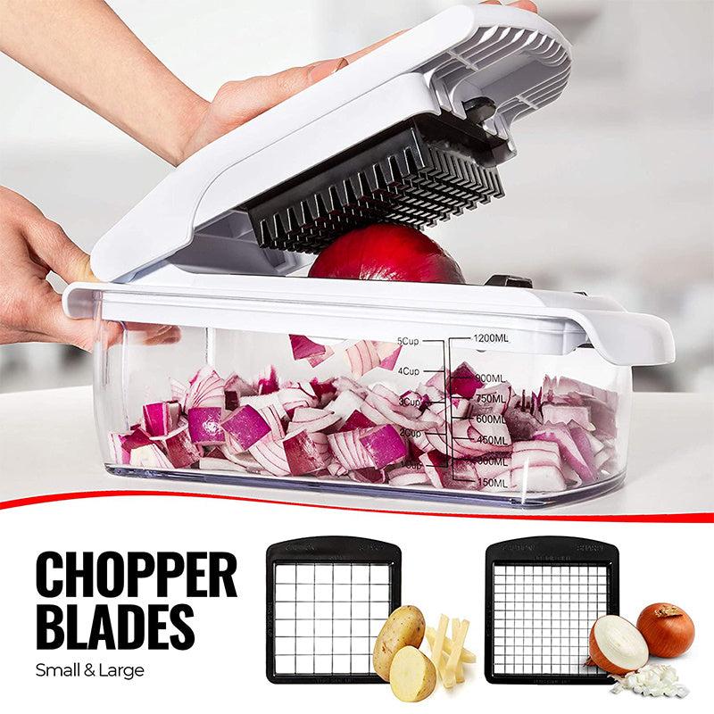 1pc Vegetable Chopper Multifunctional Food Slicer Dicer Cutter