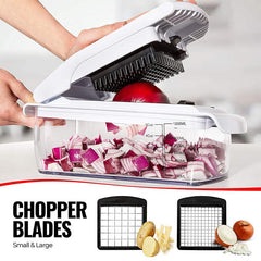 1pc Vegetable Chopper Multifunctional Food Slicer Dicer Cutter