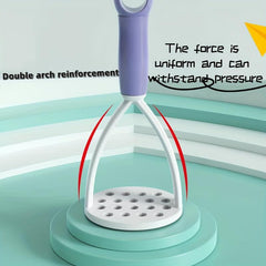 Durable Plastic Potato Masher Non Slip Handle - Upgrade Your Kitchen