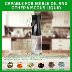 Olive Sprayer Mister Bottle for Cooking - BBQ Vinegar Sprayer