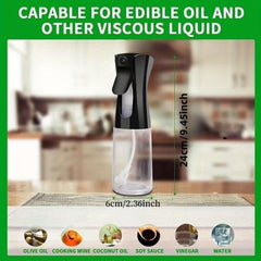 Olive Sprayer Mister Bottle for Cooking - BBQ Vinegar Sprayer