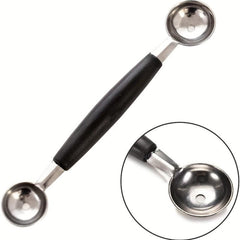 2pcs Melon Baller Spoon 2 In 1 Stainless Steel Ice Cream Ball Spoon