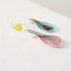 Silicone Spoon Holder Reusable Heat resistant Spoon Rest Kitchen Supplie