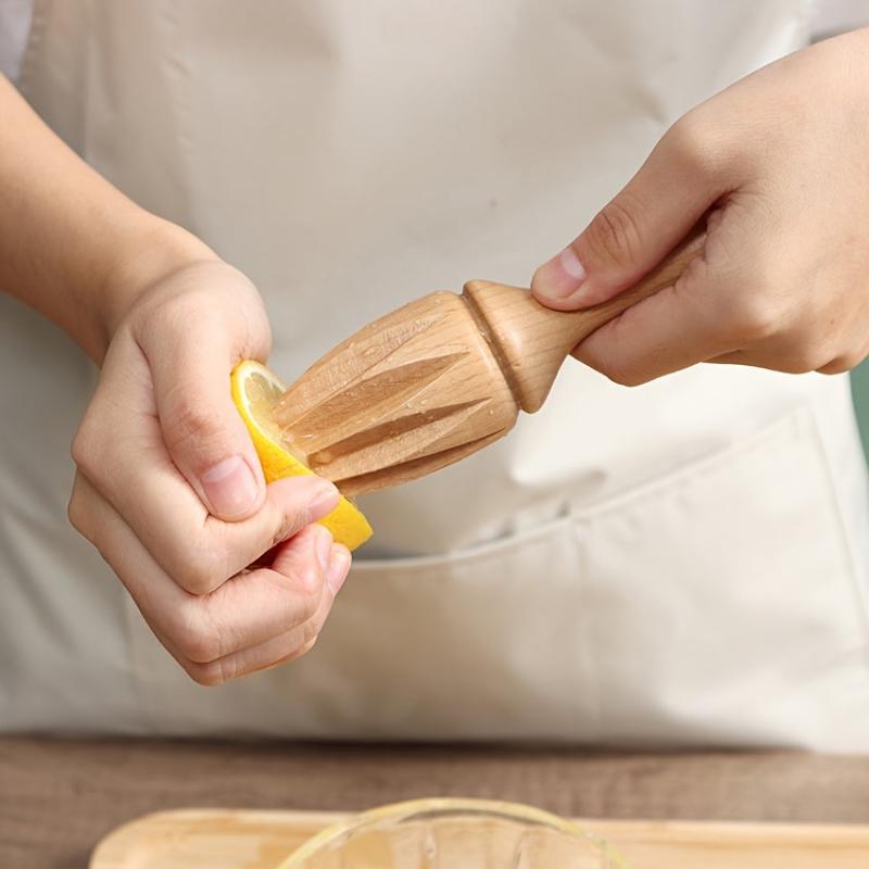 Wood Hand Juicer Press Manual Citrus Squeezer Lime Orange Lemon