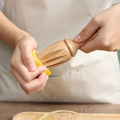 Wood Hand Juicer Press Manual Citrus Squeezer Lime Orange Lemon