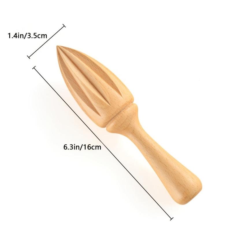 Wood Hand Juicer Press Manual Citrus Squeezer Lime Orange Lemon