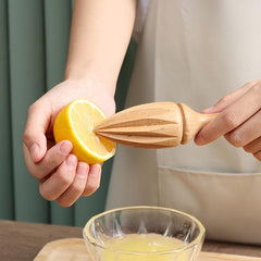 Wood Hand Juicer Press Manual Citrus Squeezer Lime Orange Lemon