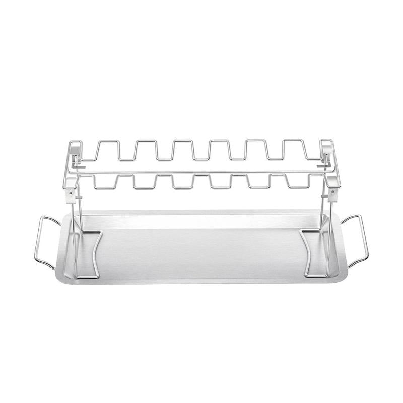 Stainless Steel Turkey Leg Grill Rack & Tray - BBQ Tools