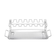 Stainless Steel Turkey Leg Grill Rack & Tray - BBQ Tools