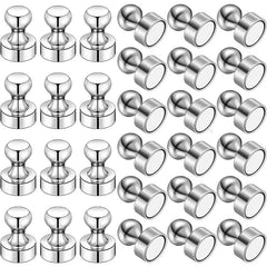 30pcs Small Neodymium Push Pin Magnets for Whiteboard Fridge Office Classroom