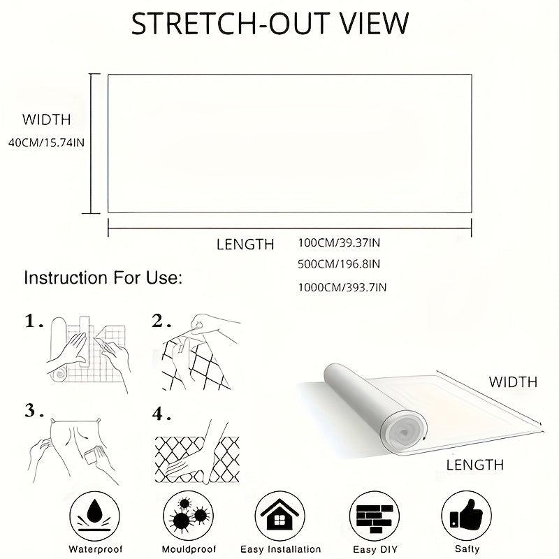 Marble Wallpaper Self-adhesive Waterproof Wall Sticker