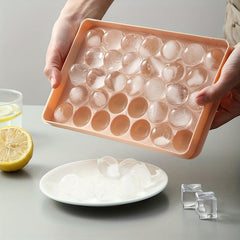 Ice Ball Tray With Lid Plastic Ice Cube Mold Refrigerator Ice Ball Mold