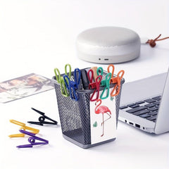 16pcs Multicolor Chip Clips PVC Coated Steel Clips for Food Packaging