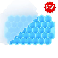 Silicone Honeycomb Ice Tray With Removable Lid