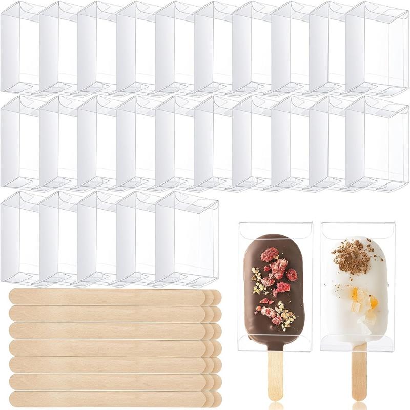 Ice Cream Cakesicle Boxes & Craft Sticks