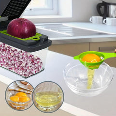 12 in 1 Vegetable & Fruit Chopper with Adjustable Slicer & Dicer