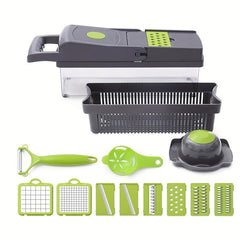 12 in 1 Vegetable & Fruit Chopper with Adjustable Slicer & Dicer