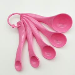 5pcs Kitchen Baking Tools Measuring Spoons Set Stackable Plastic Small