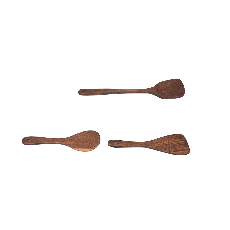 Wooden Kitchen Spatula Non-stick Cooking Utensil for Egg Fish Steak