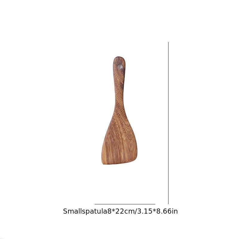 Wooden Kitchen Spatula Non-stick Cooking Utensil for Egg Fish Steak