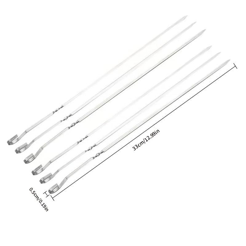 Kabob Skewers Professional Barbecue Tools Stainless Steel