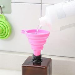 2pcs Collapsible Funnel Foldable Funnels For Liquid Portable Wine Funnel