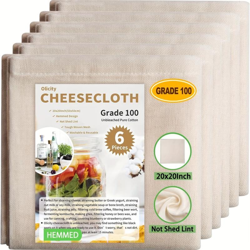 4pcs Cheese Cloth Kitchen Gauze Bean Bag Filter Soy Milk Strainer Tofu Stea