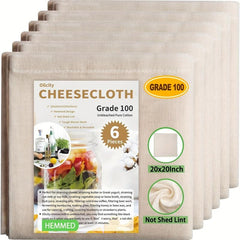 4pcs Cheese Cloth Kitchen Gauze Bean Bag Filter Soy Milk Strainer Tofu Stea