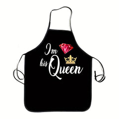 Polyester Apron Unisex Adjustable Cooking Apron Solid Apron Chef Waiter Barbecue