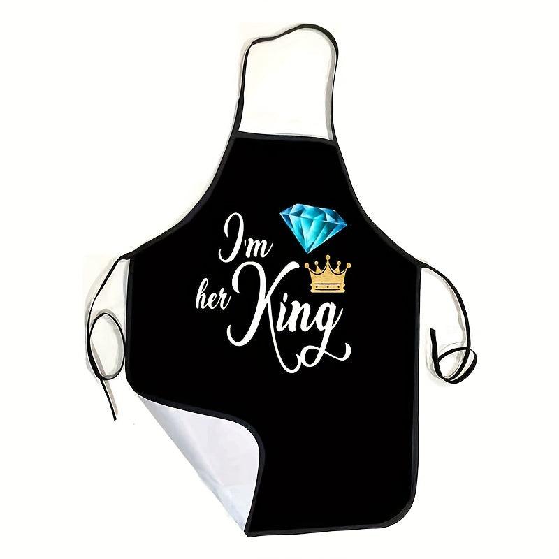 Polyester Apron Unisex Adjustable Cooking Apron Solid Apron Chef Waiter Barbecue
