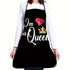 Polyester Apron Unisex Adjustable Cooking Apron Solid Apron Chef Waiter Barbecue