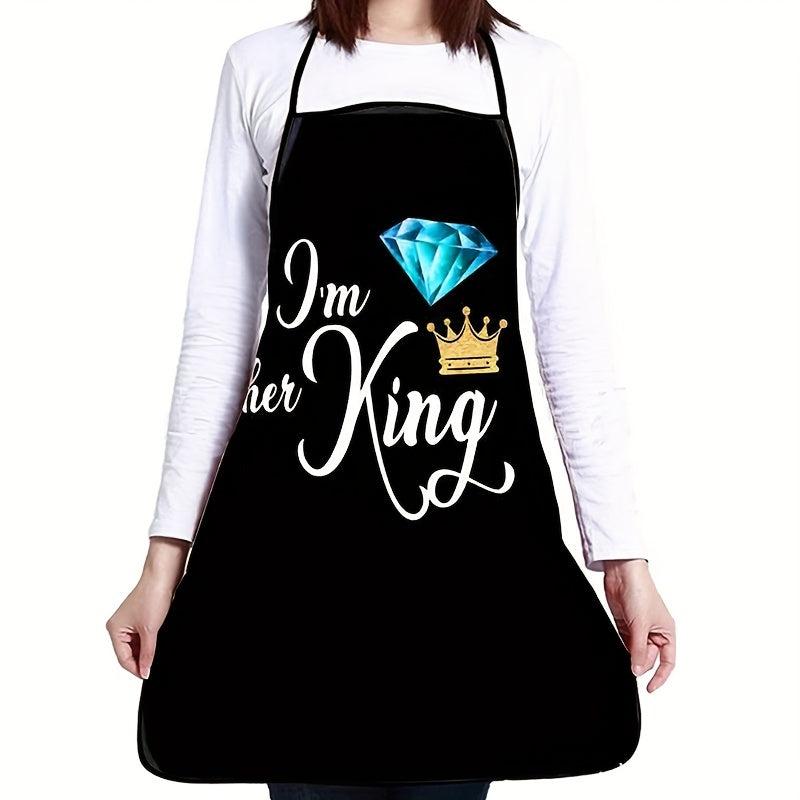 Polyester Apron Unisex Adjustable Cooking Apron Solid Apron Chef Waiter Barbecue