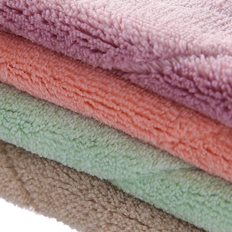 Vintage Kitchen Dish Cloth Double-Sided Soft Cleaning Rag