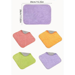 Vintage Kitchen Dish Cloth Double-Sided Soft Cleaning Rag