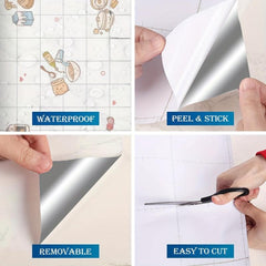 Cartoon Self-adhesive Waterproof Wallpaper - Modern Wall Sticker
