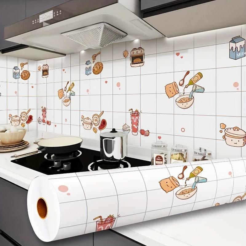 Cartoon Self-adhesive Waterproof Wallpaper - Modern Wall Sticker